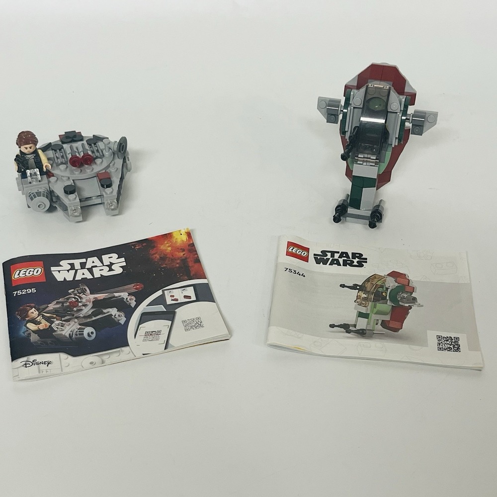 LEGO Star Wars Microfighters 75295 Millennium Falcon & 75344 Boba Fett Starship